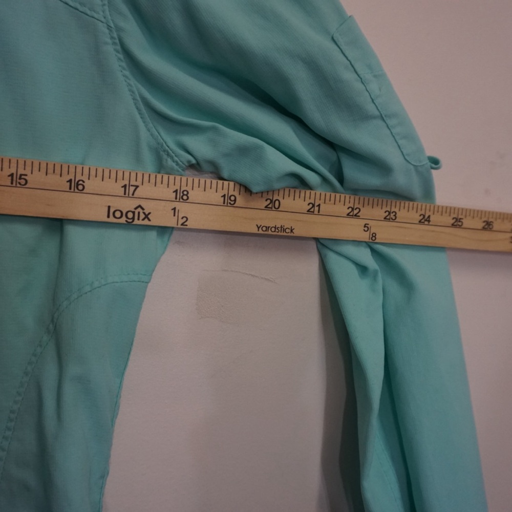 Blue Cloud Veil Half Button Pullover Windbreaker … - image 6